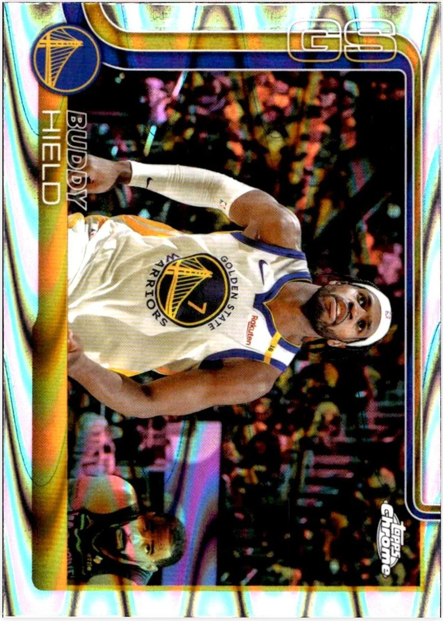 Buddy Hield 2025-26 Topps Chrome #215 RayWave Refractor basketball card - Front