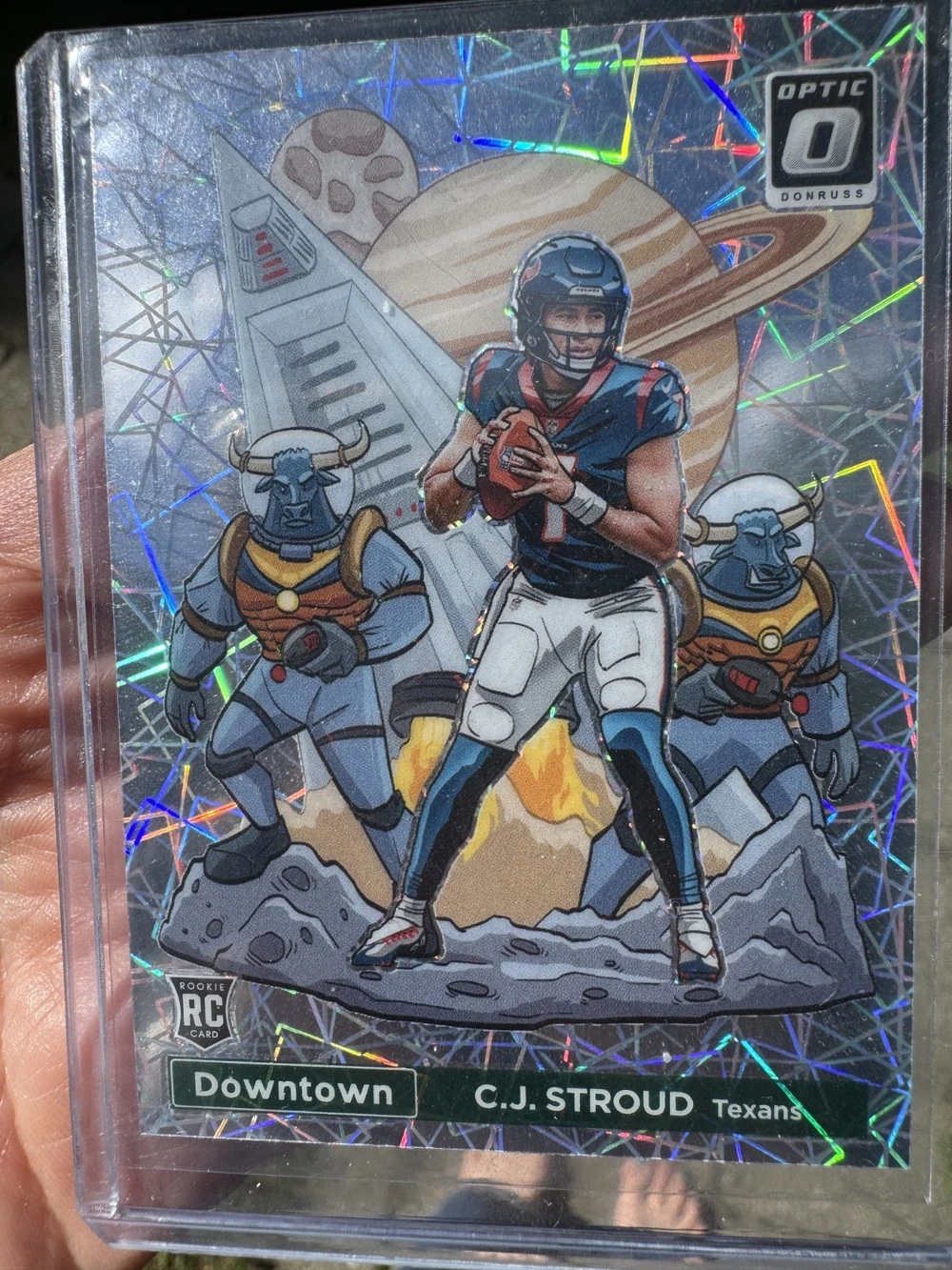 C.J. Stroud #D-2 2023 Donruss Optic Football Downtown front