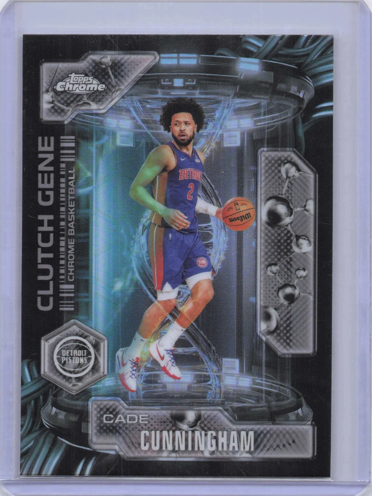 Cade Cunningham 2025 Topps Chrome Basketball card