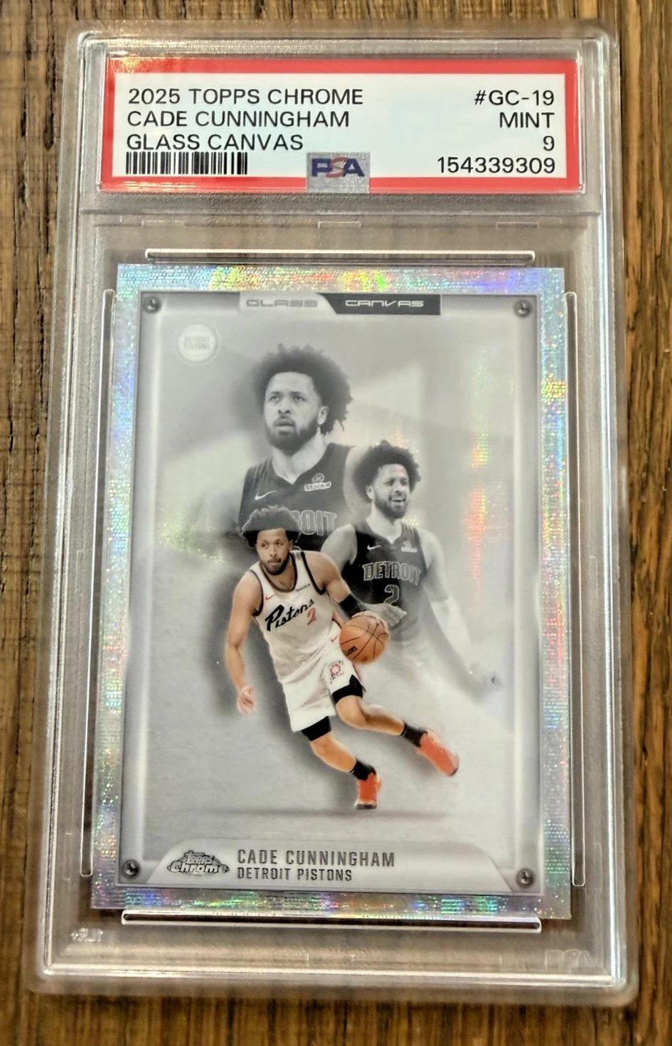 Cade Cunningham 2025-26 Topps Chrome card