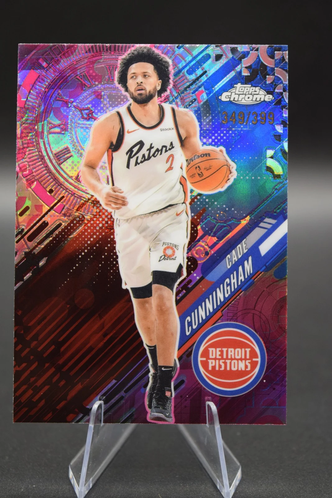 Cade Cunningham 2025 Topps Chrome Basketball card