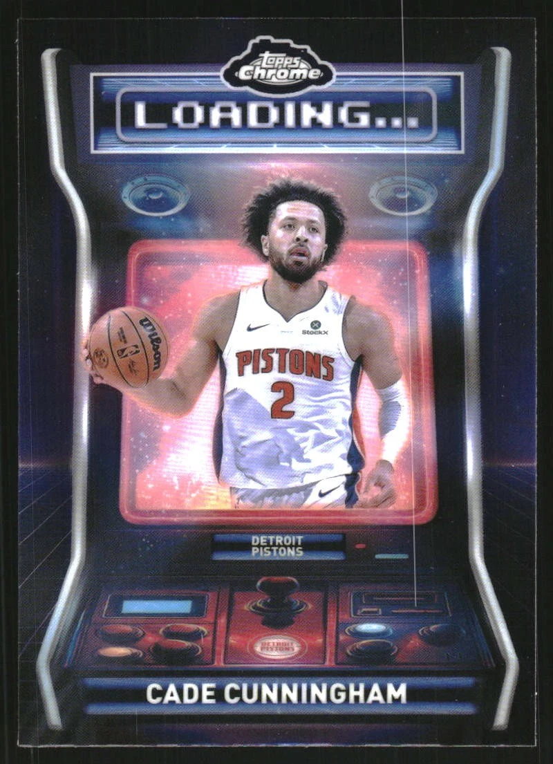 Cade Cunningham 2025-26 Topps Chrome card