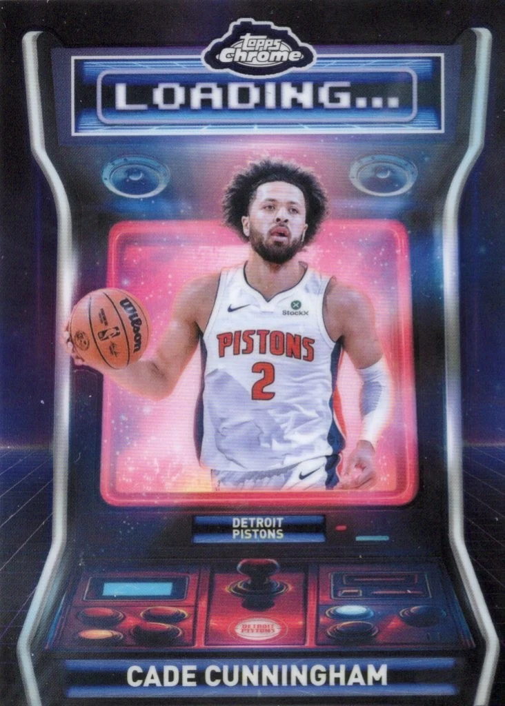 Cade Cunningham 2025 Topps Chrome Basketball card