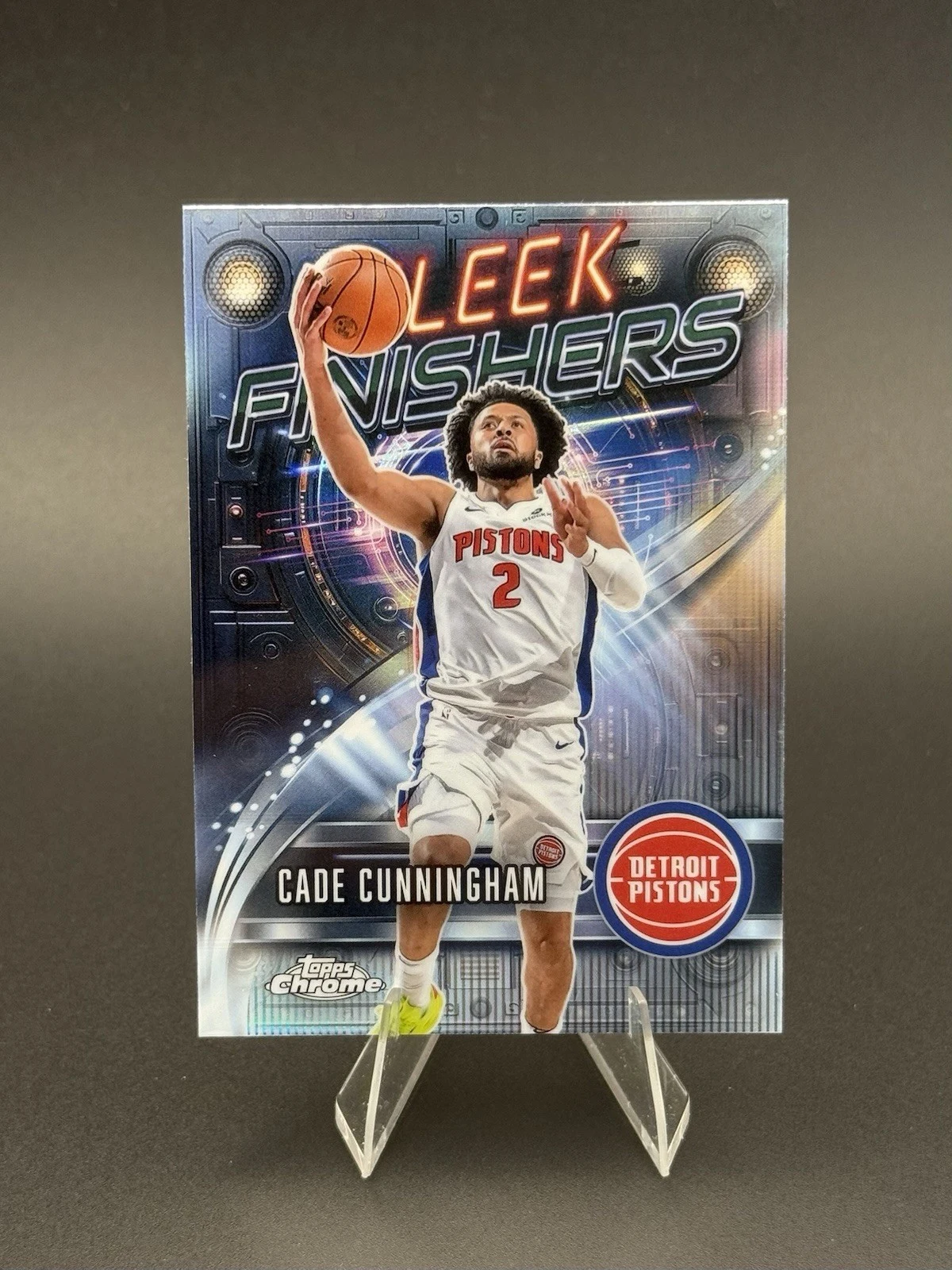 Cade Cunningham 2025-26 Topps Chrome card