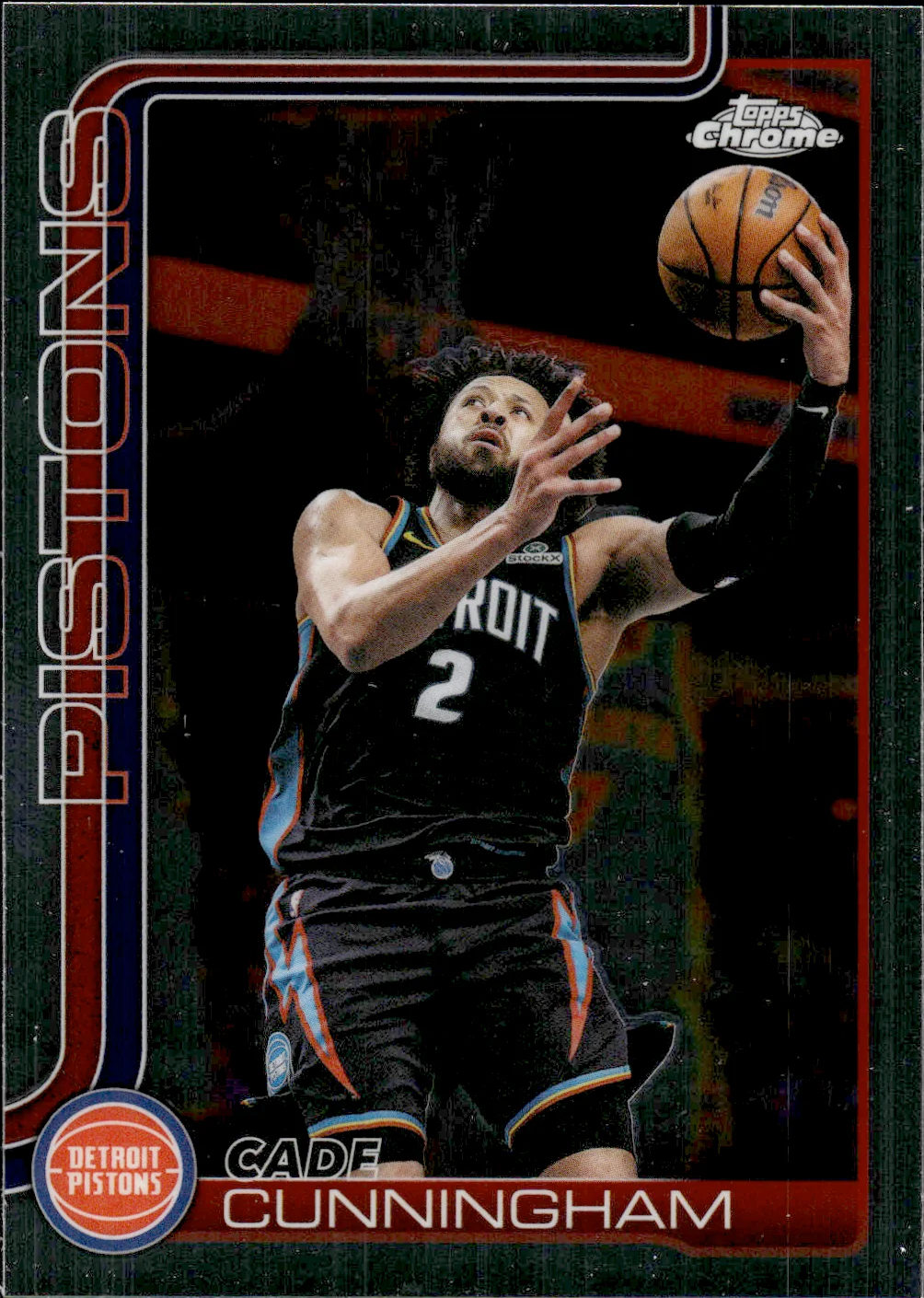 Cade Cunningham #6 2025 Topps Chrome Update Basketball basketball card - Front