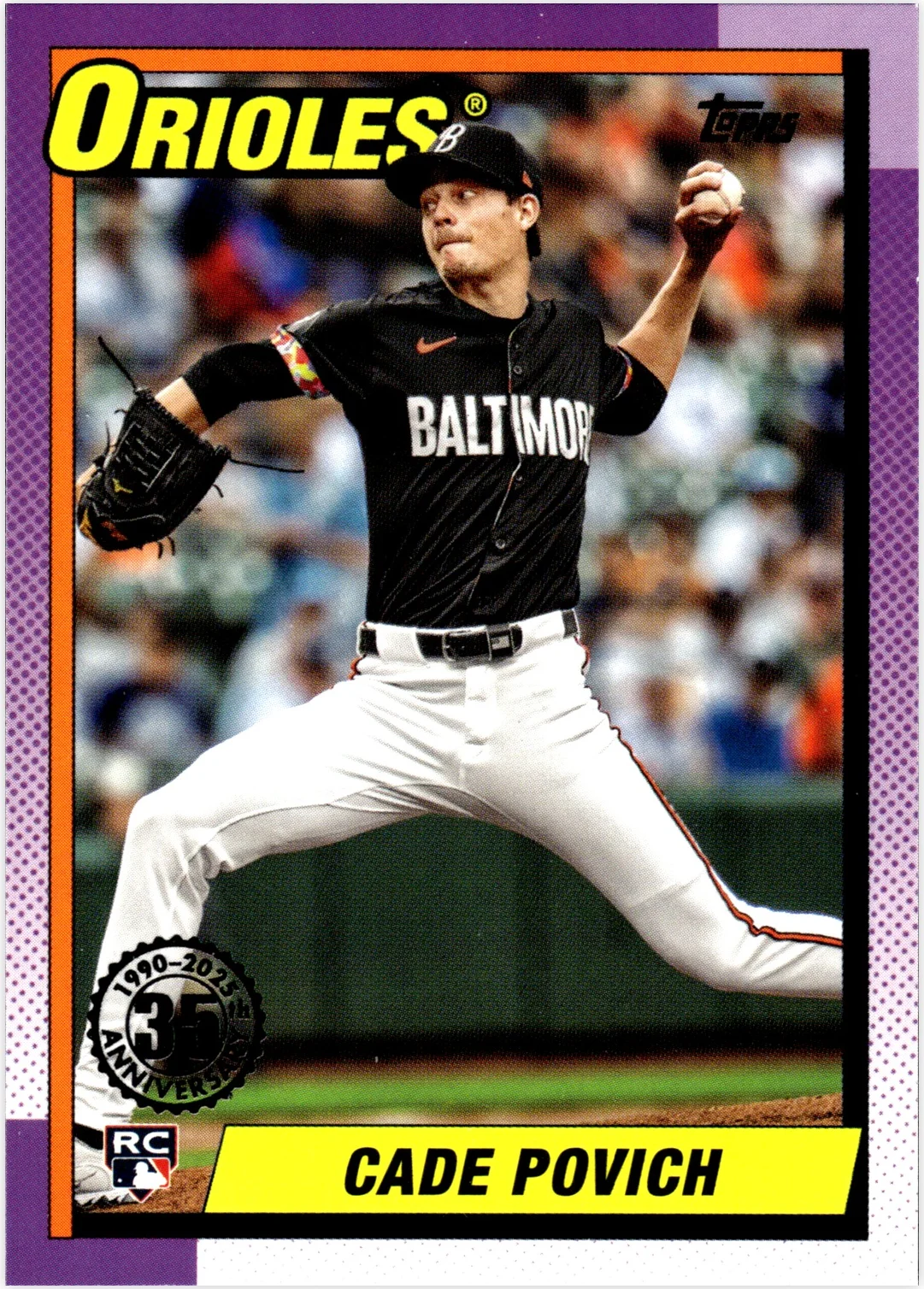 Vladimir Guerrero 2025 Topps #T90-48 1990 Topps Baseball 35th Anniversary (Series One) baseball card - Front