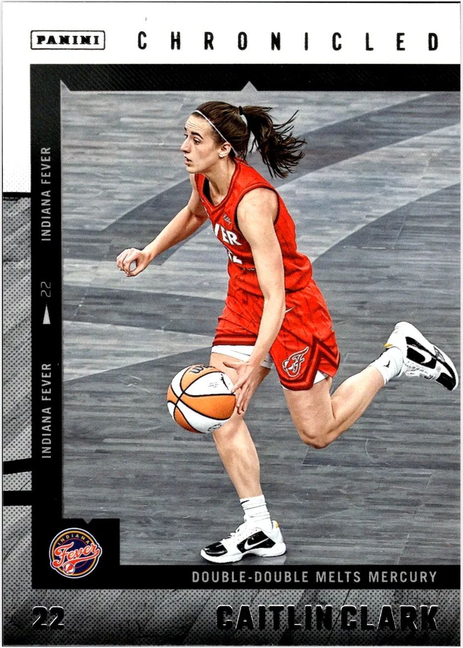 Caitlin Clark 2025 Panini Chronicled #22 basketball card - Front
