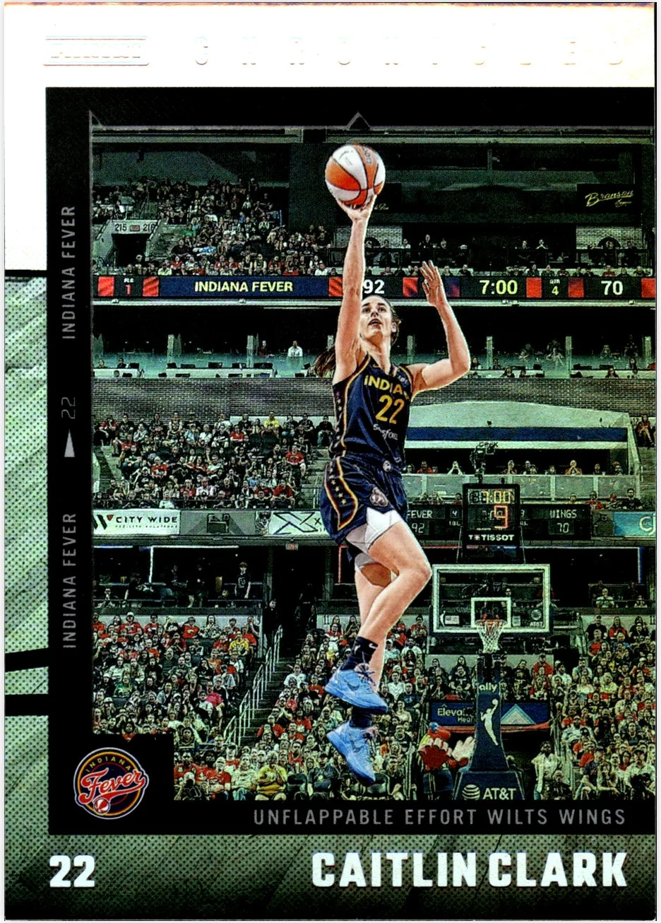 Caitlin Clark 2025 Panini Chronicled #37 Holo basketball card - Front