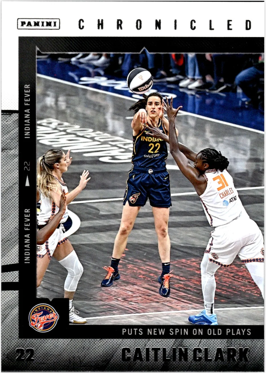Caitlin Clark 2025 Panini Chronicled #48 basketball card - Front