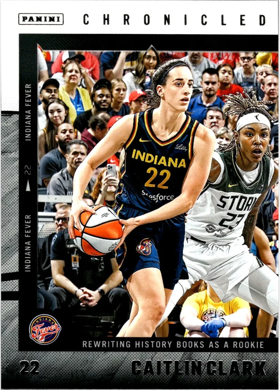 Caitlin Clark 2025 Panini Chronicled #96 basketball card - Front