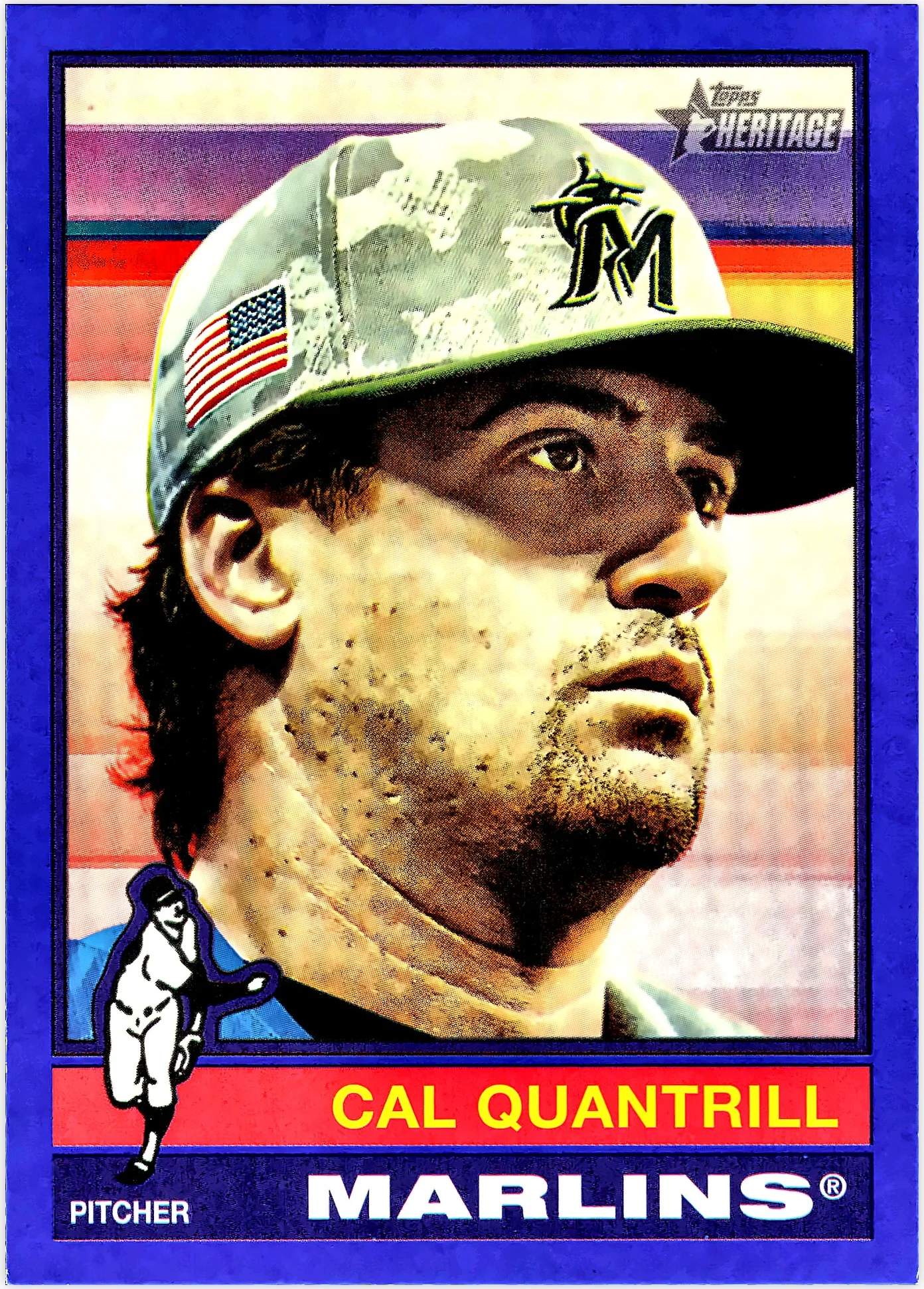 Cal Quantrill 2025 Topps Heritage #501 baseball card - Front