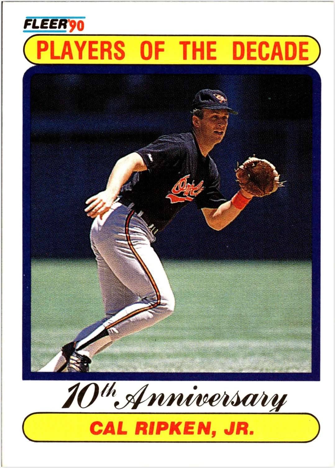 Cal Ripken, Jr. 1990 Fleer Canadian #624b baseball card - Front