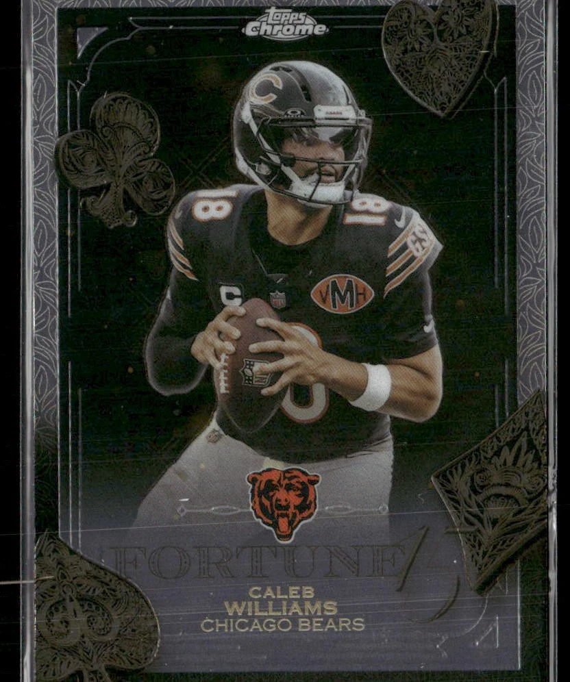Caleb Williams 2025 Topps Chrome Football card