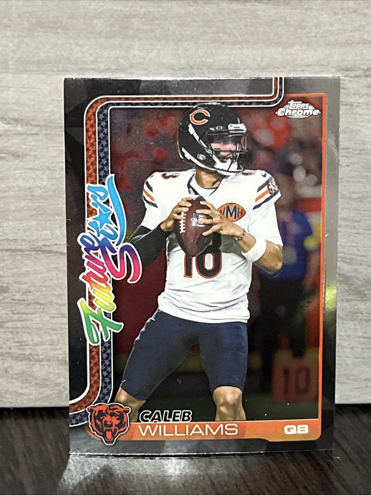 Caleb Williams 2025 Topps Chrome Football card
