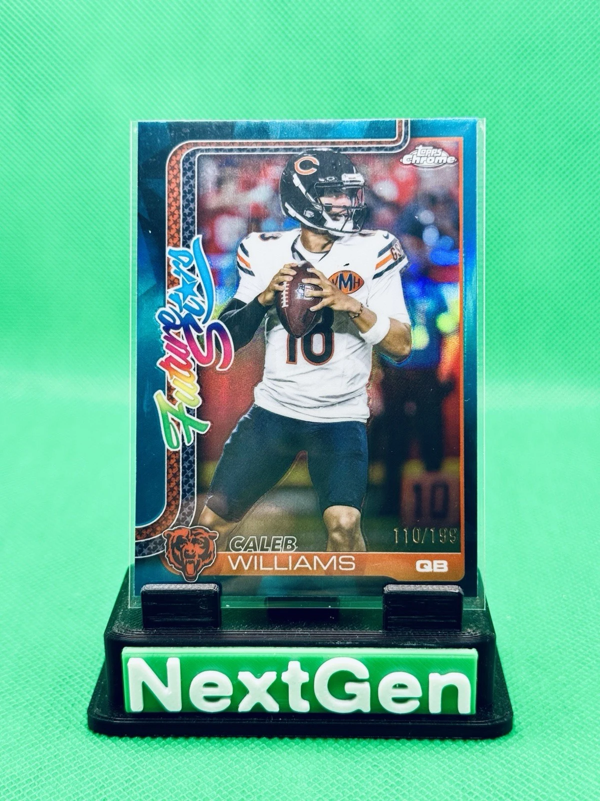 Caleb Williams 2025 Topps Chrome Football card