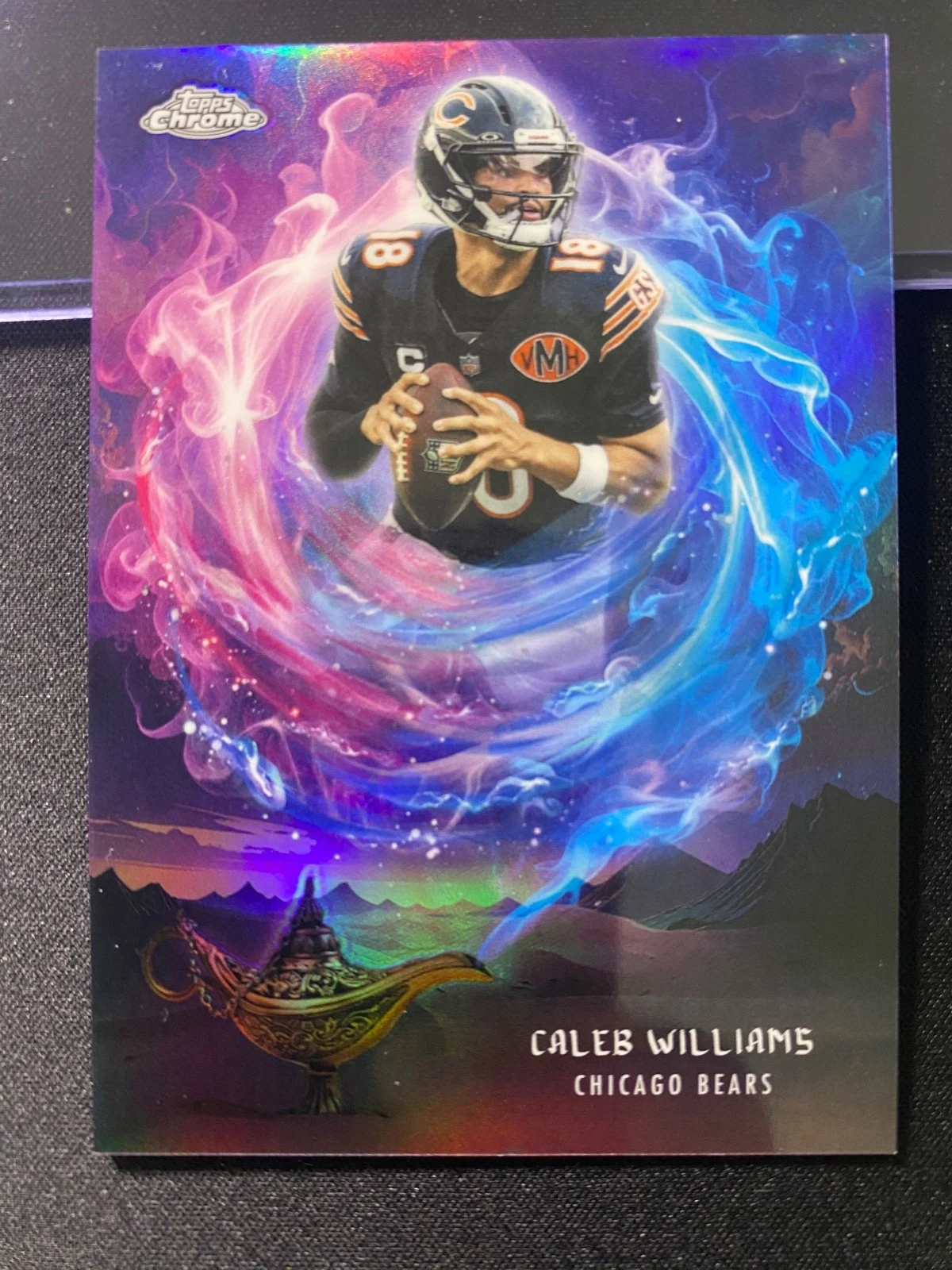 Caleb Williams 2025 Topps Chrome Football card