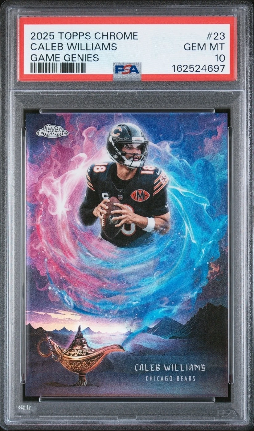 Caleb Williams 2025 Topps Chrome Football card