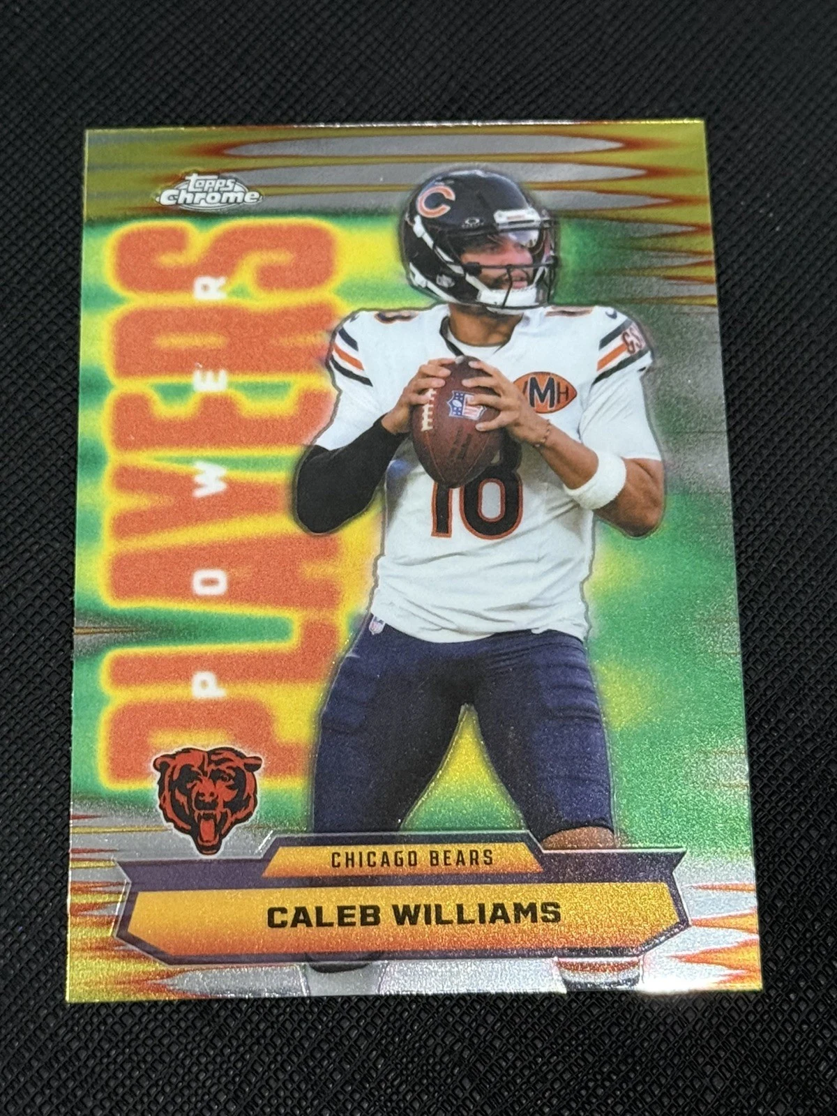 Caleb Williams 2025 Topps Chrome Football card