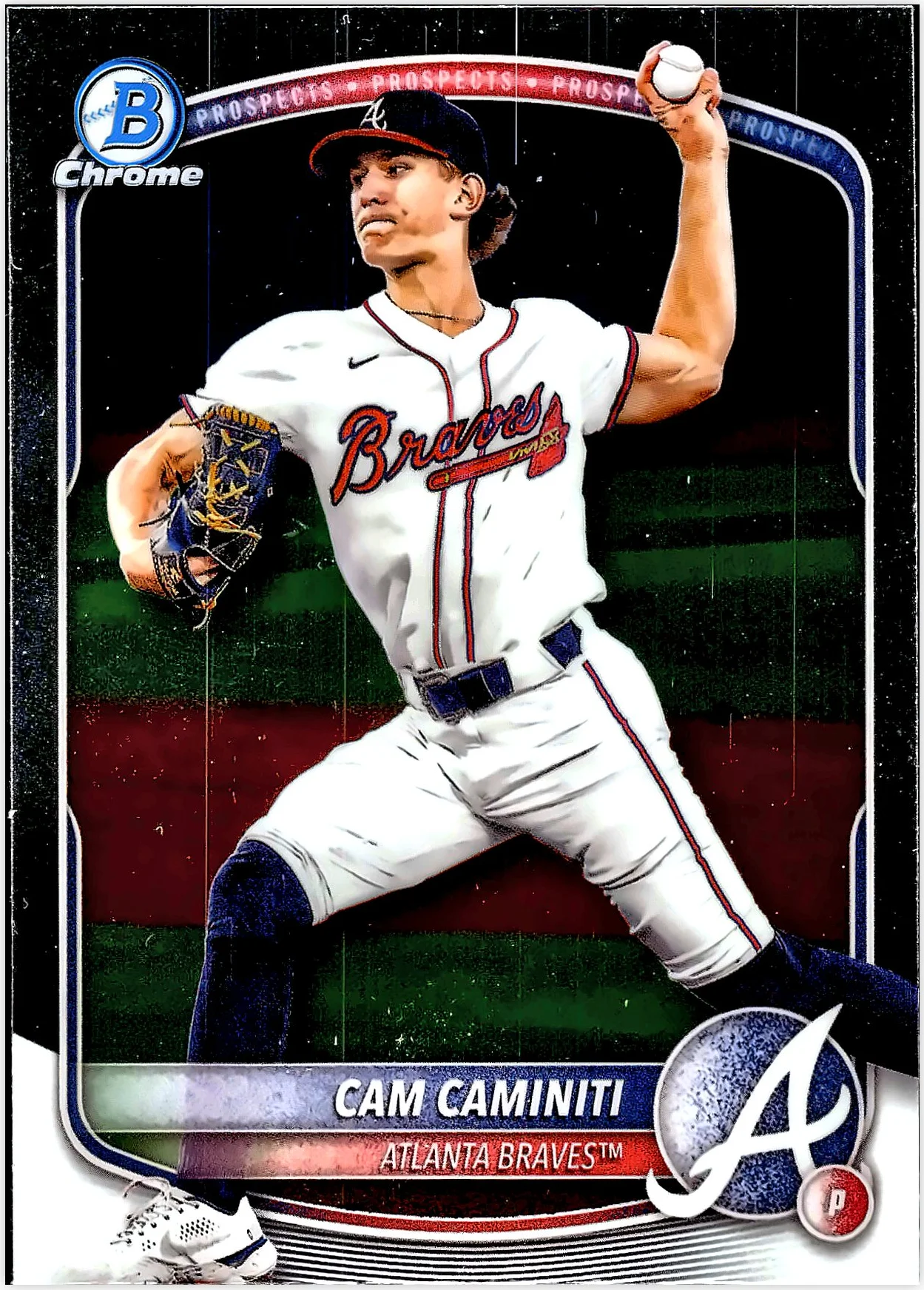 Cam Caminiti 2025 Bowman #BCP-46 Chrome Prospects baseball card - Front