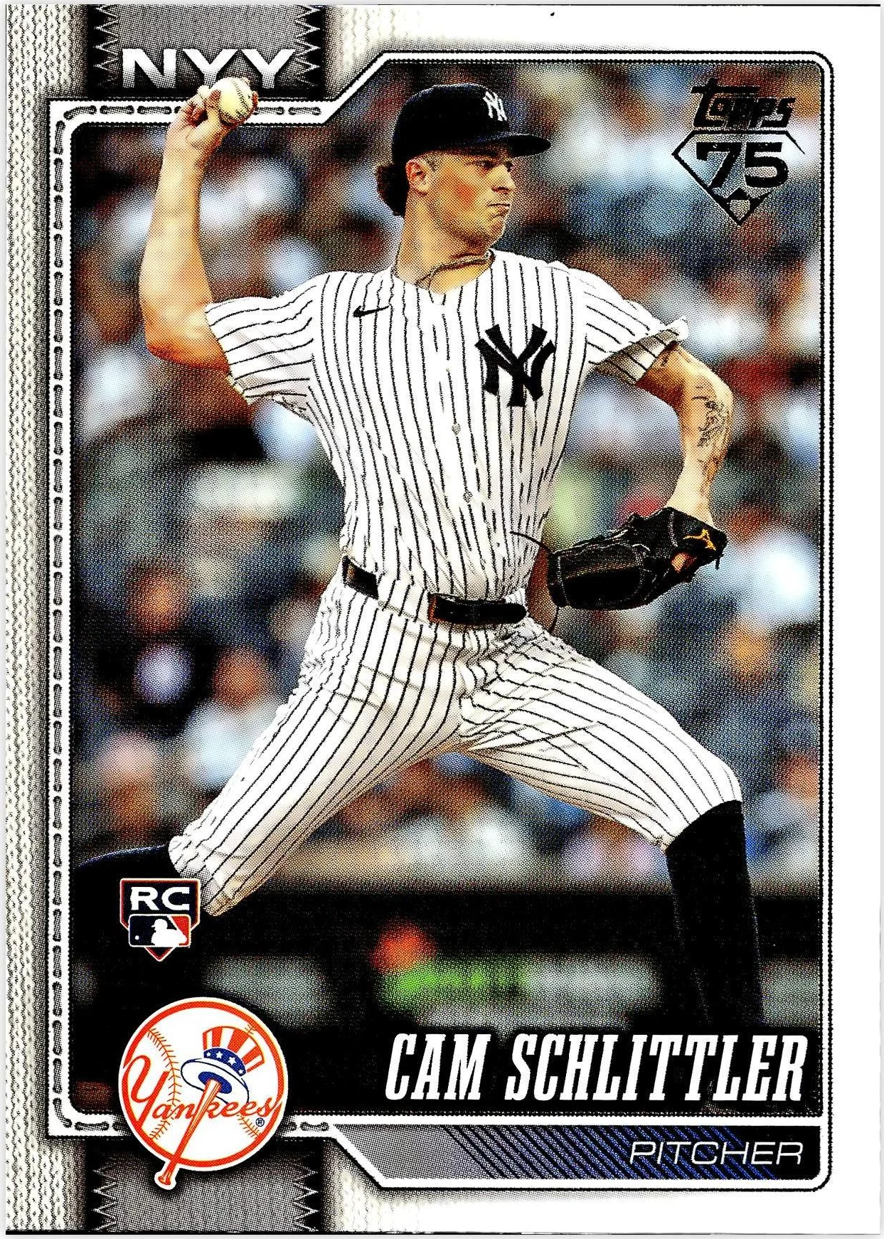 Cam Schlittler 2026 Topps #111 baseball rookie card - Front