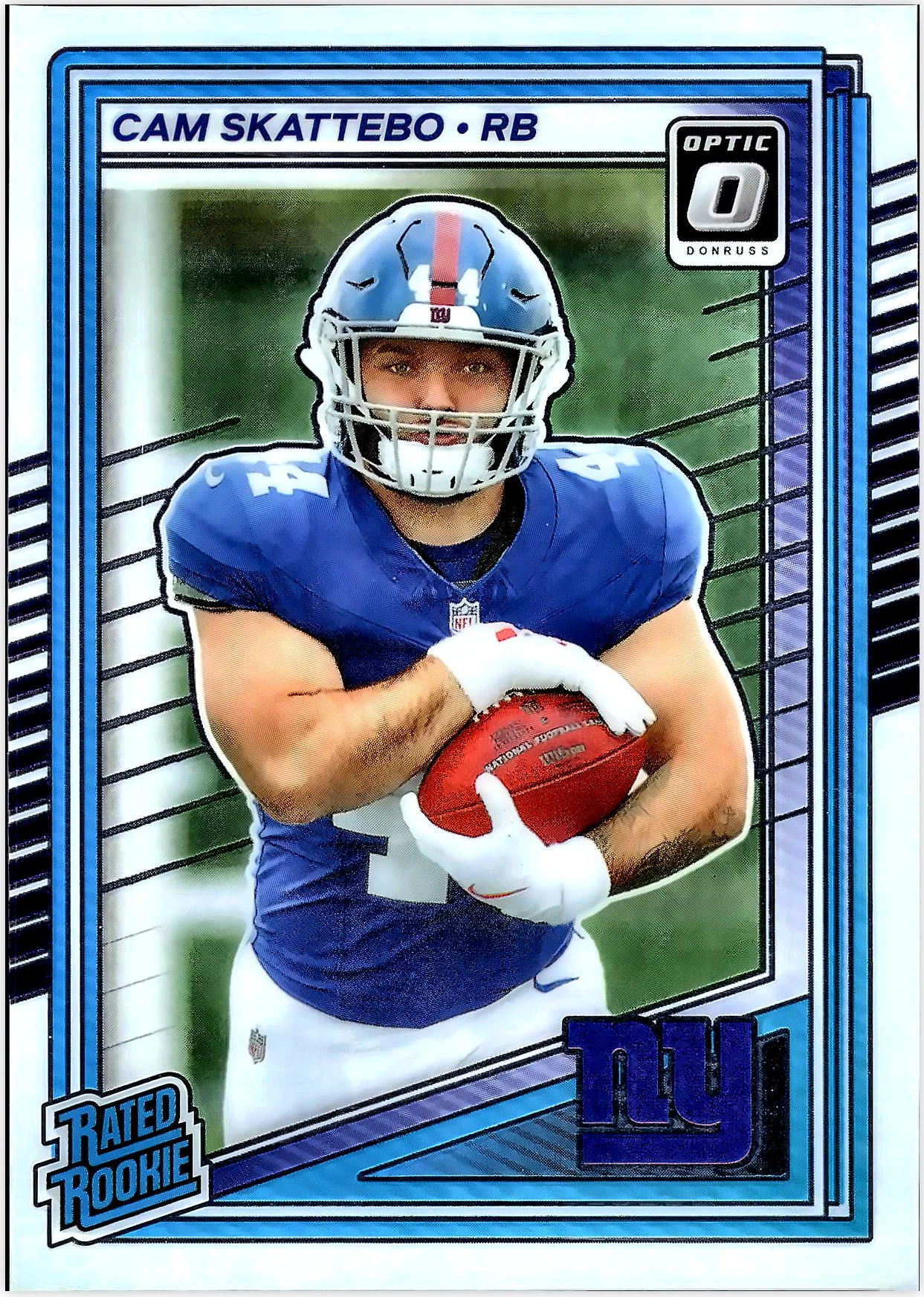 Cam Skattebo 2025 Donruss Optic #228 football rookie card - Front