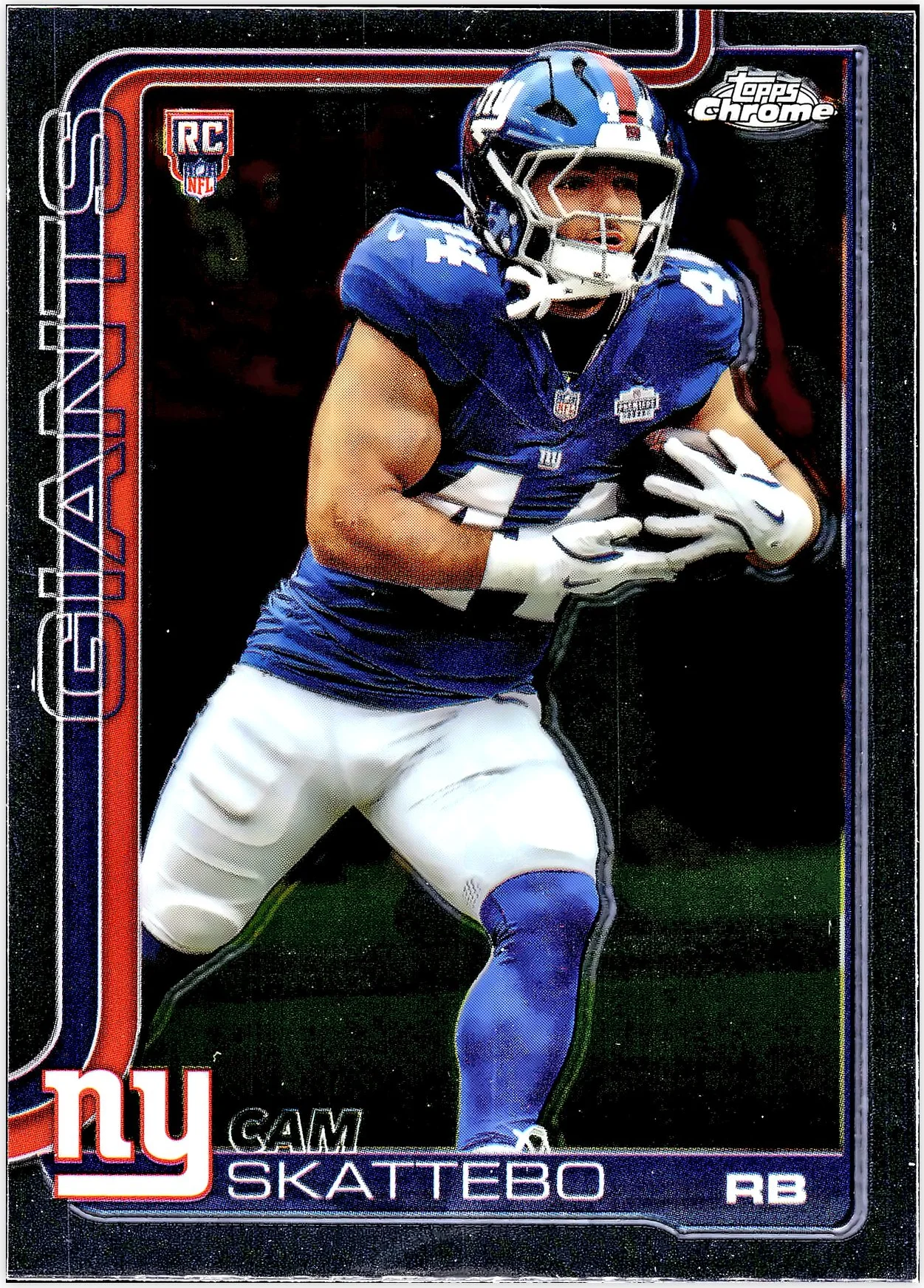 Cam Skattebo Rookie Card 2025 Topps Chrome #331 football rookie card - Front