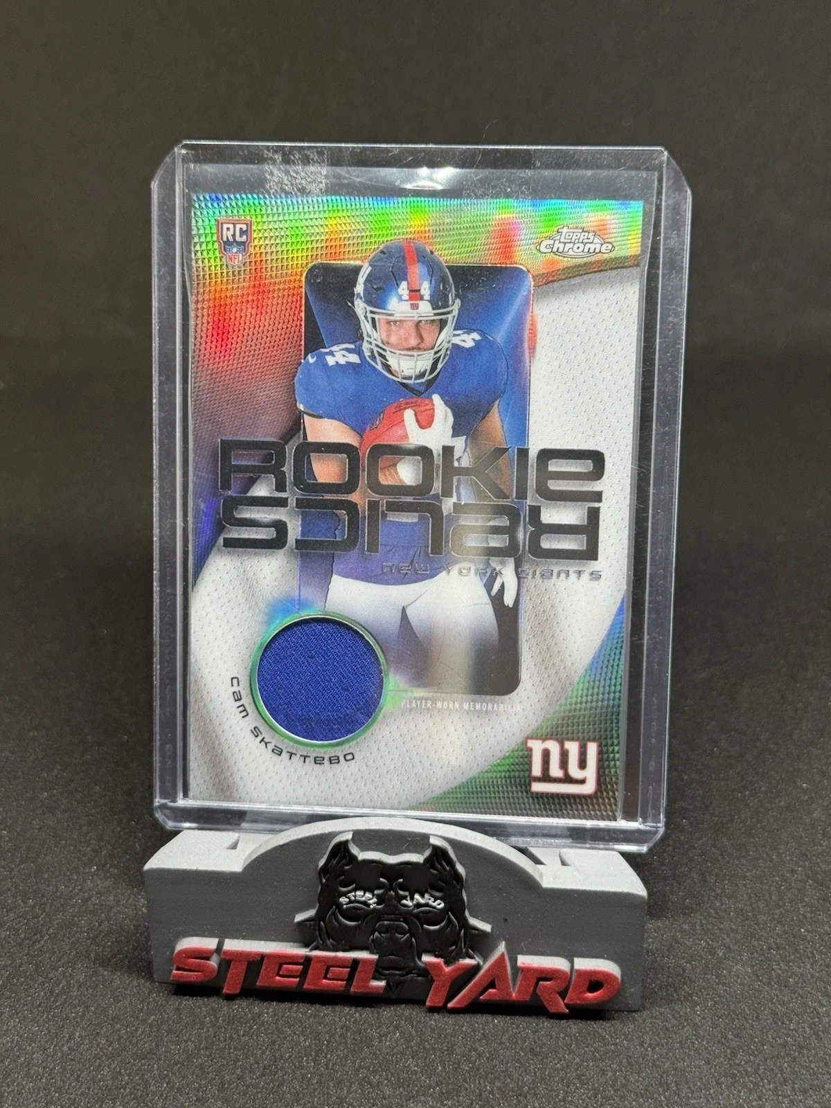 Cam Skattebo 2025 Topps Chrome Football card