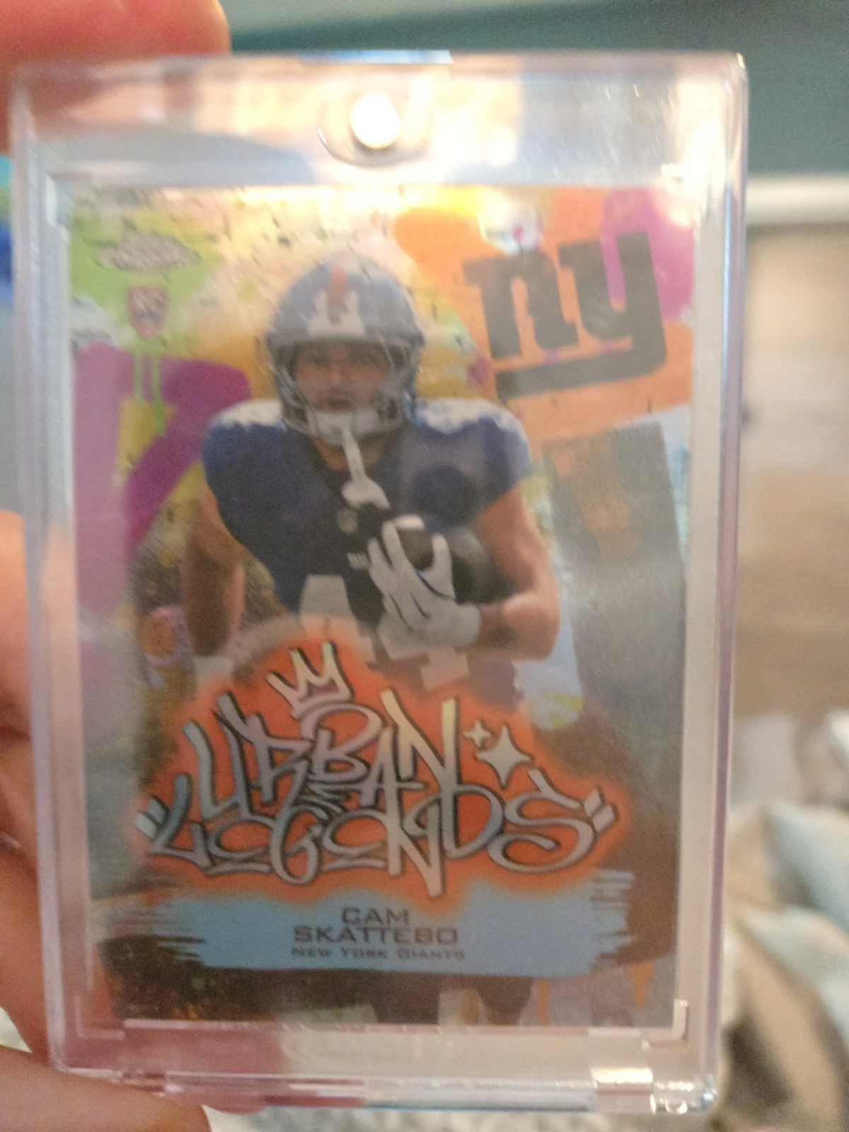 Cam Skattebo 2025 Topps Chrome Football card