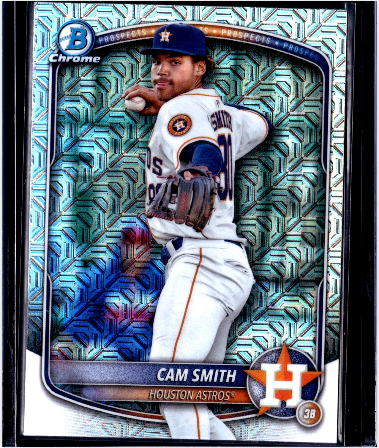Cam Smith 2025 Bowman #BCP-48 Chrome Prospects Mojo Refractor baseball card - Front
