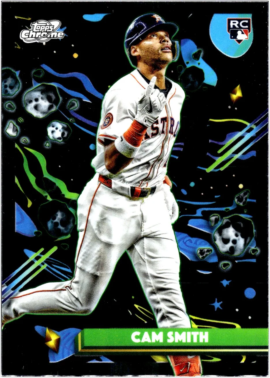 Cam Smith 2025 Topps Chrome Cosmic #166 baseball rookie card - Front
