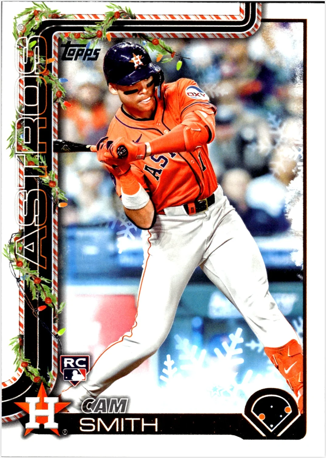 Cam Smith 2025 Topps Holiday #H121 baseball rookie card - Front