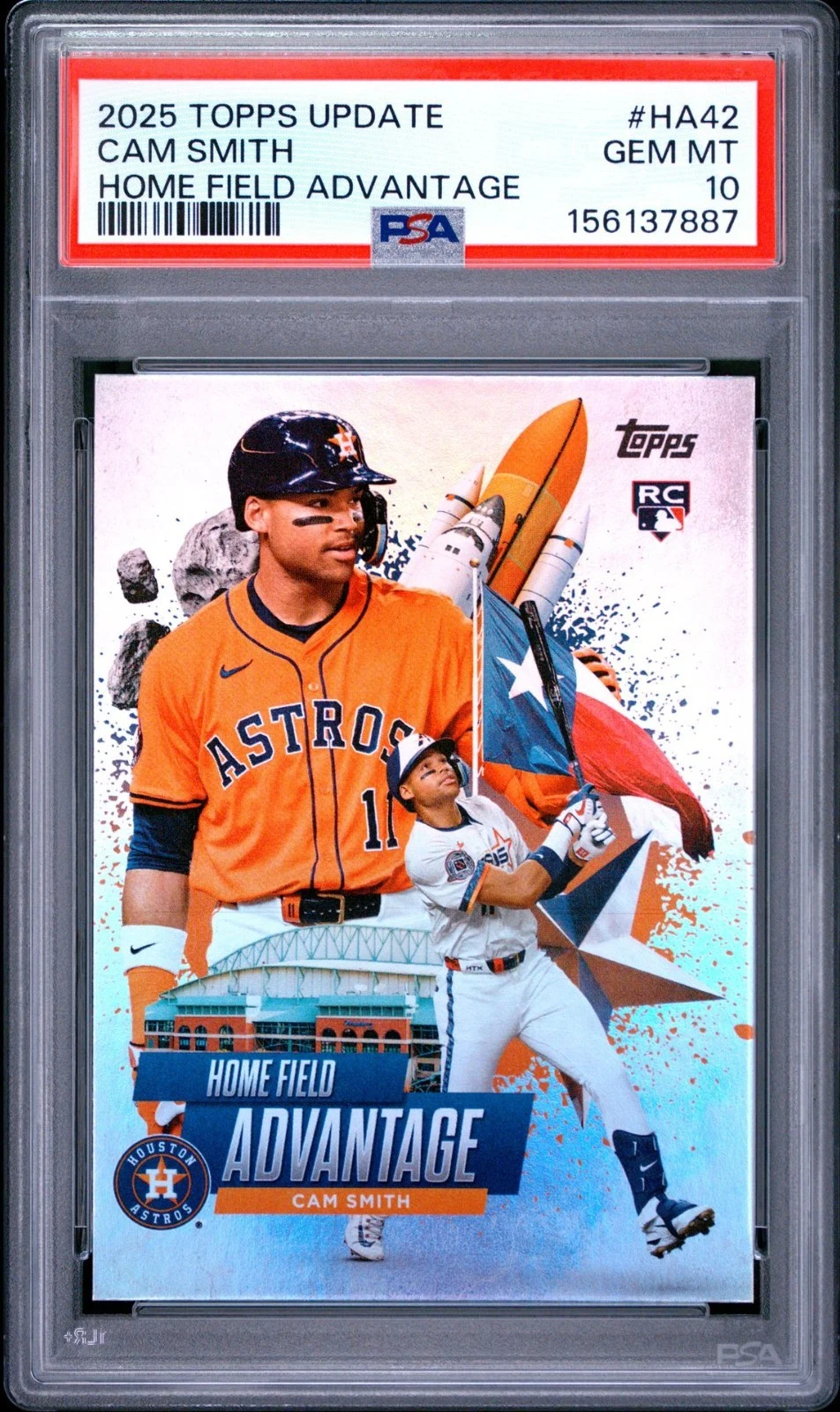 Cam Smith #HA-42 2025 Topps Update Series Baseball Home Field Advantage front