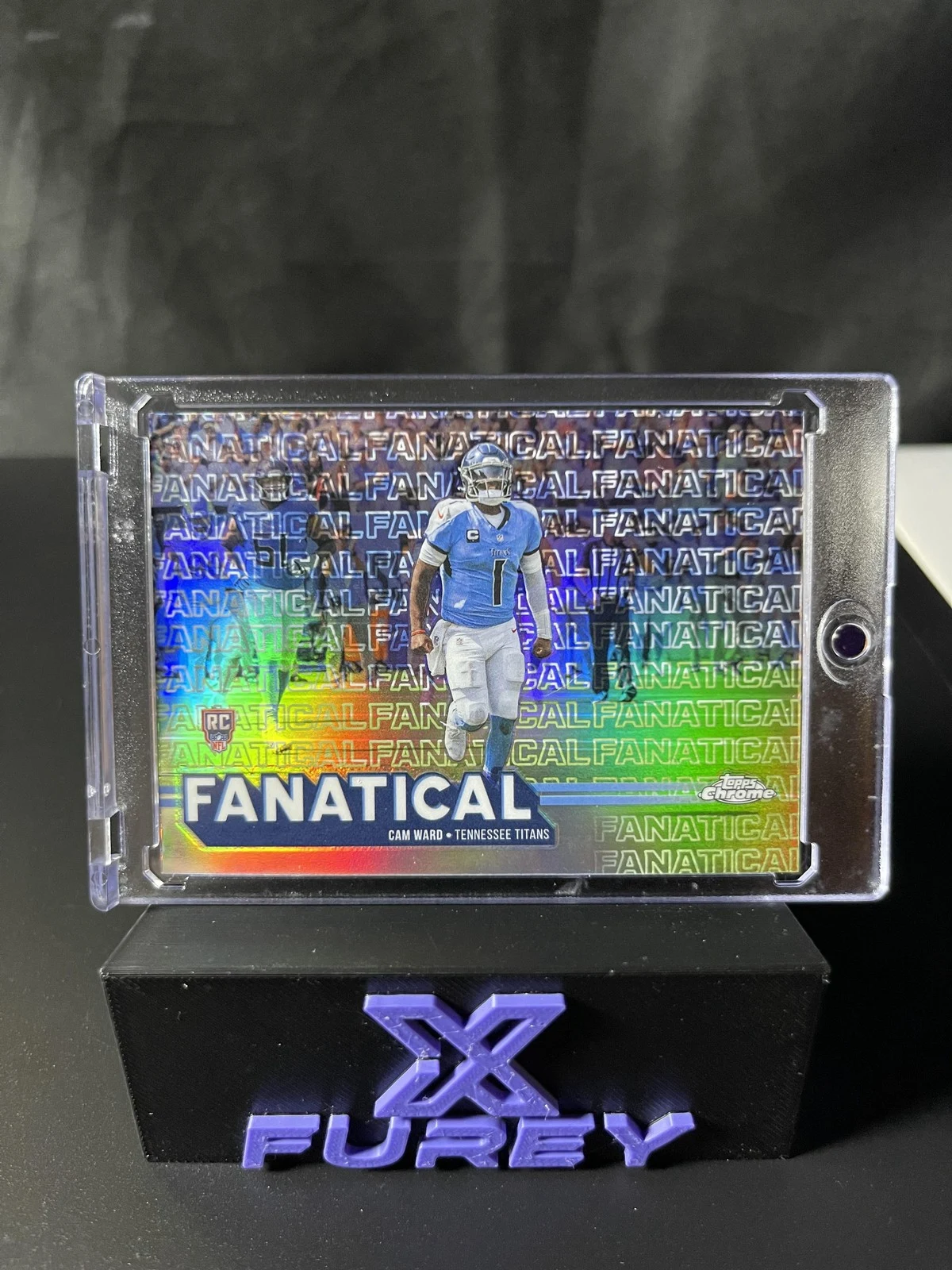 Cam Ward 2025 Topps Chrome Football card