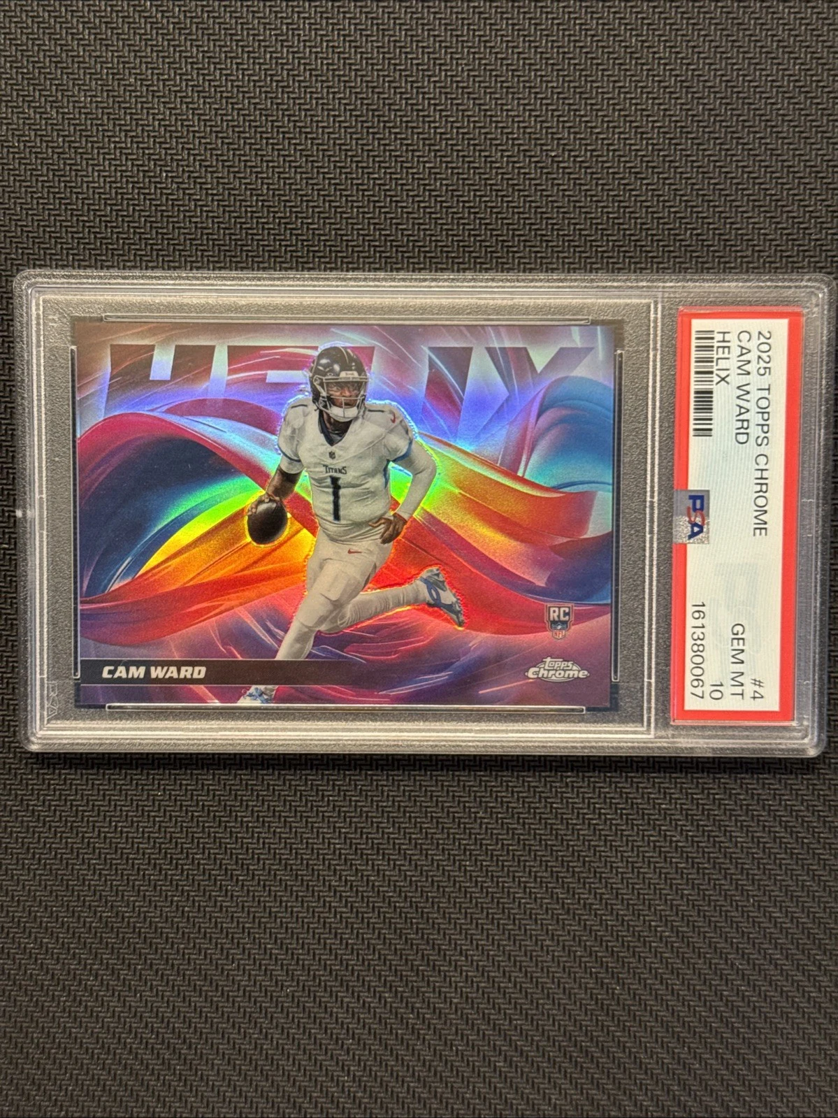 Cam Ward 2025 Topps Chrome Football card