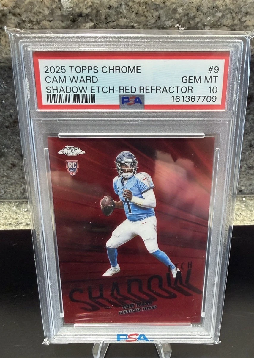 Cam Ward 2025 Topps Chrome Football card