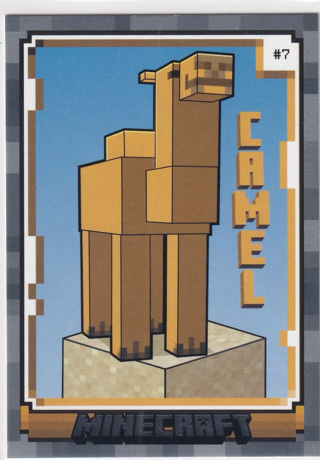 Camel 2024 Panini Minecraft #7 trading card - Front