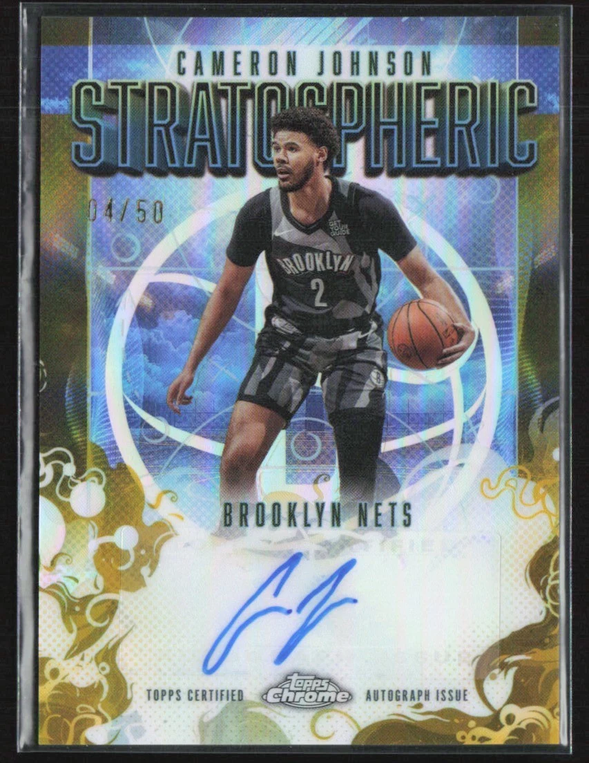 Cameron Johnson 2025-26 Topps Chrome card