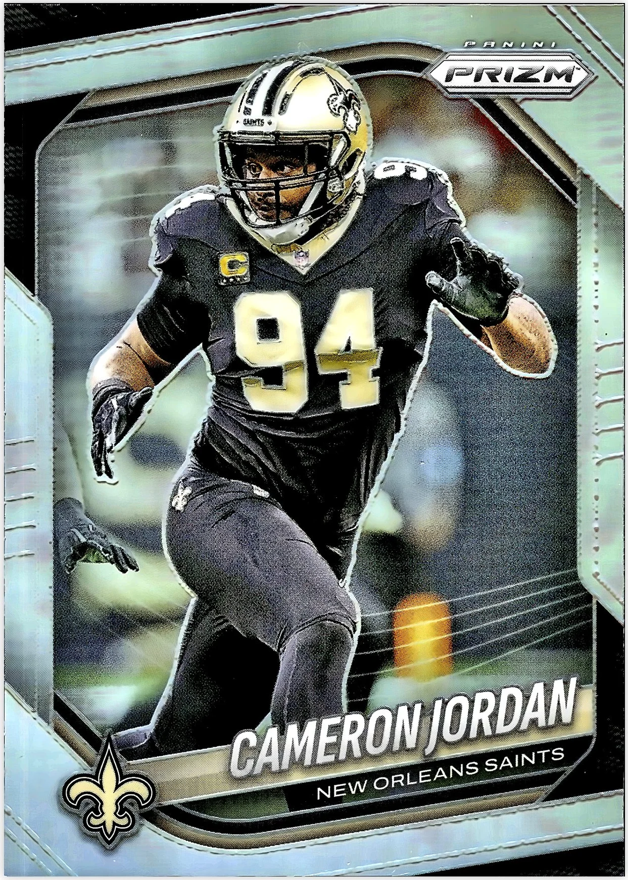 Cameron Jordan 2025 Panini Prizm #199 Silver football card - Front