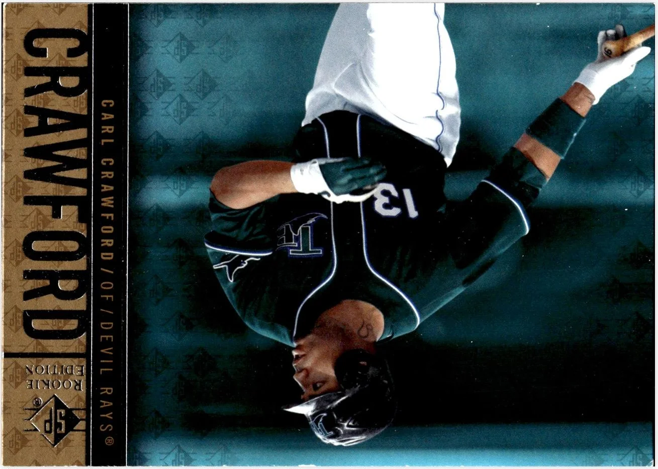 Carl Crawford 2007 SP Rookie Edition #91 baseball card - Front
