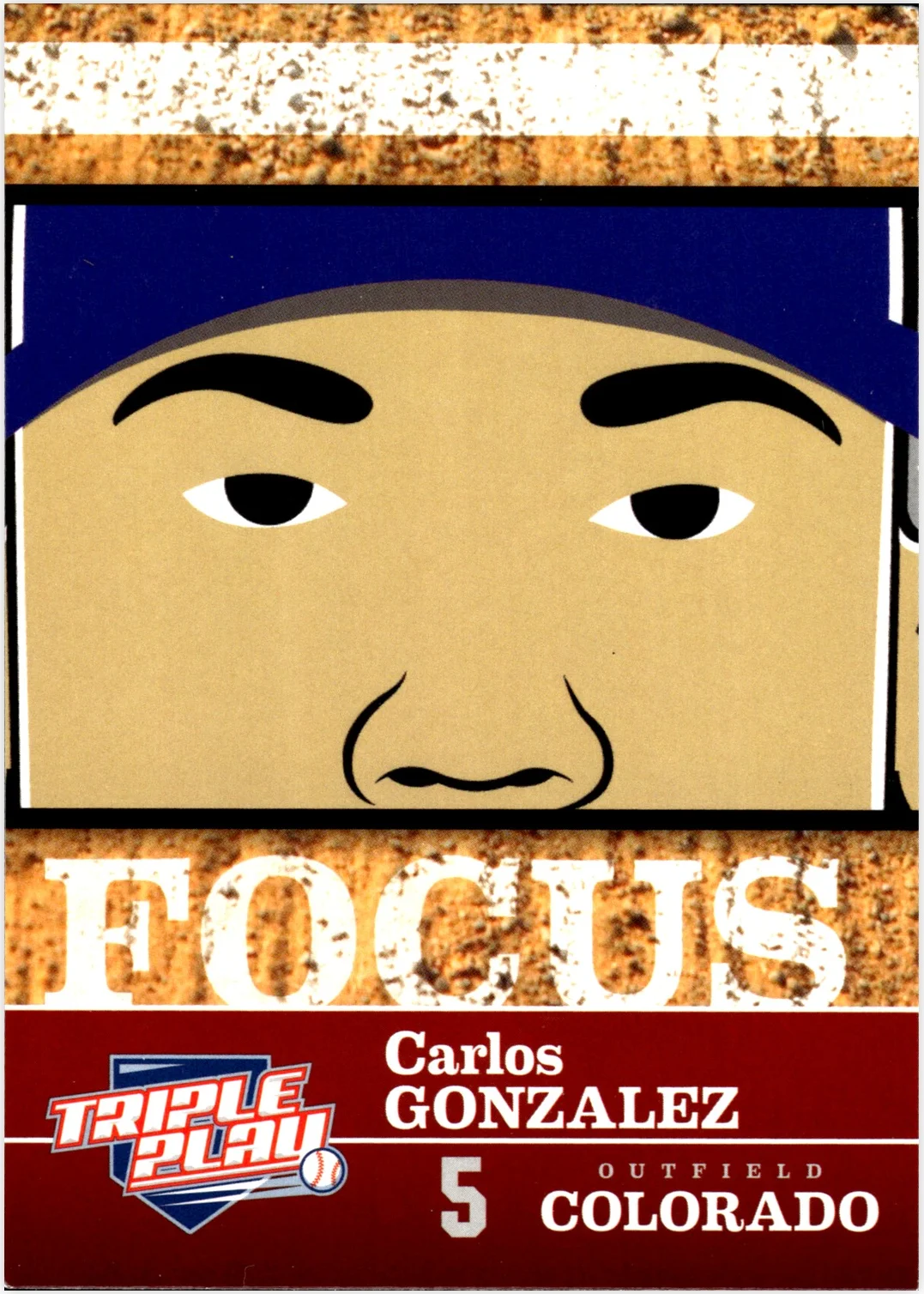 Carlos Gonzalez 2012 Panini Triple Play #243 baseball card - Front