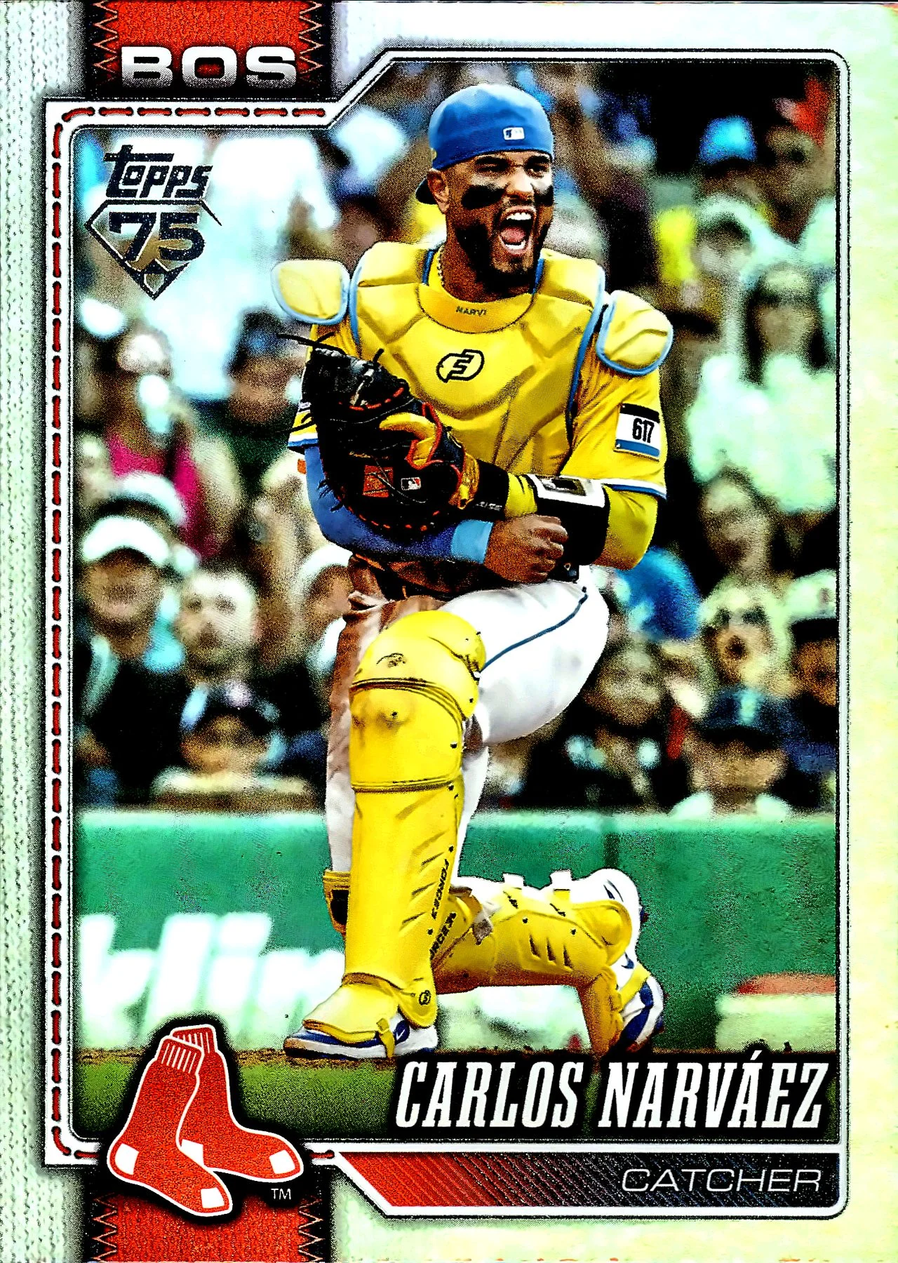 Carlos Narváez 2026 Topps #344 Rainbow Foil baseball card - Front