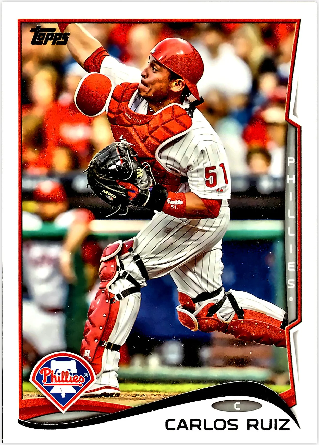 Carlos Ruiz 2014 Topps #182 baseball card - Front