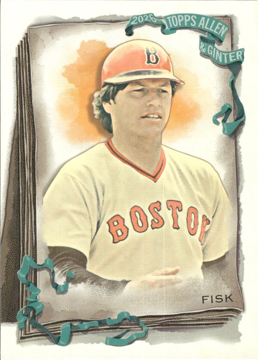 Carlton Fisk #185 2026 Topps Allen & Ginter trading card - Front