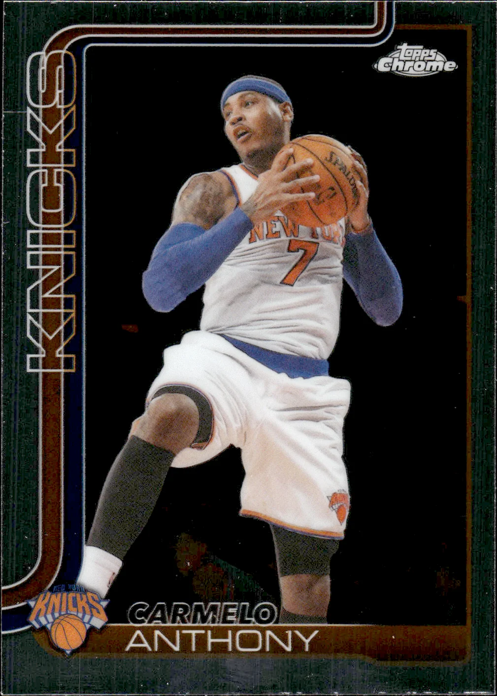 Carmelo Anthony #148 2025 Topps Chrome Update Basketball basketball card - Front