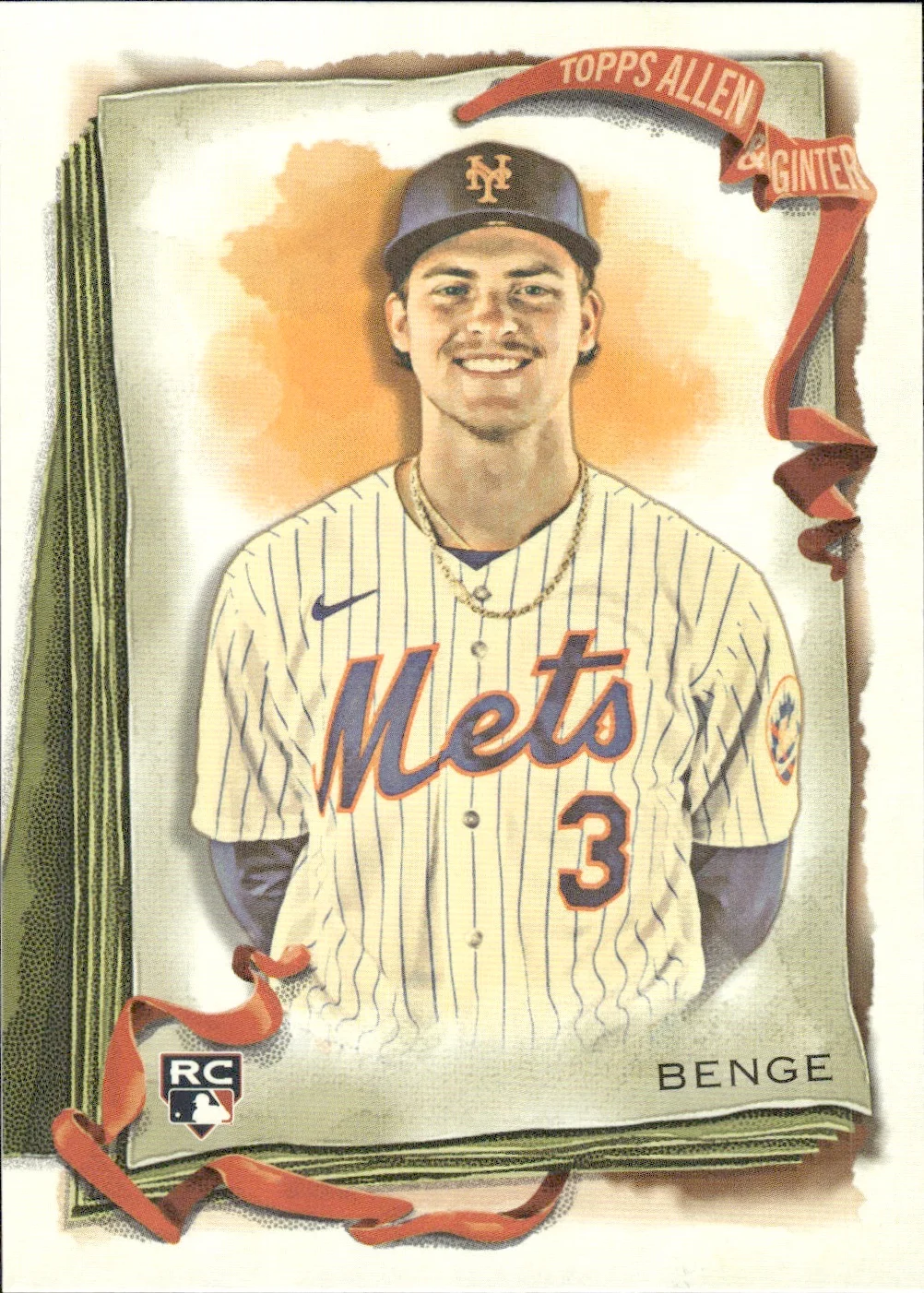 Carson Benge #53 Rookie Card 2026 Topps Allen & Ginter trading rookie card - Front