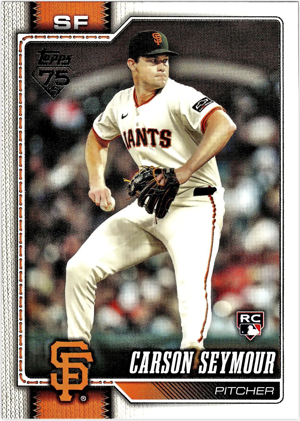 Carson Seymour 2026 Topps #112 baseball rookie card - Front
