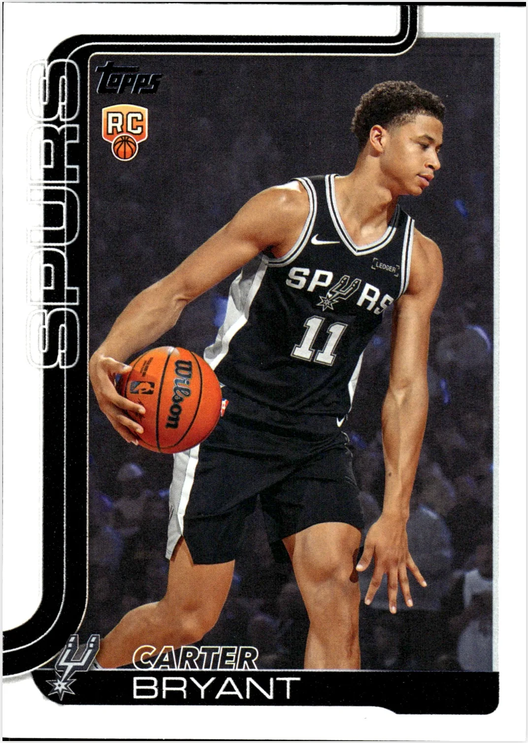 Carter Bryant 2025-26 Topps #214 basketball rookie card - Front