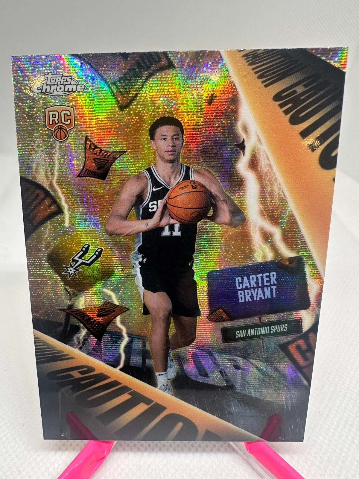 Carter Bryant 2025 Topps Chrome Basketball card