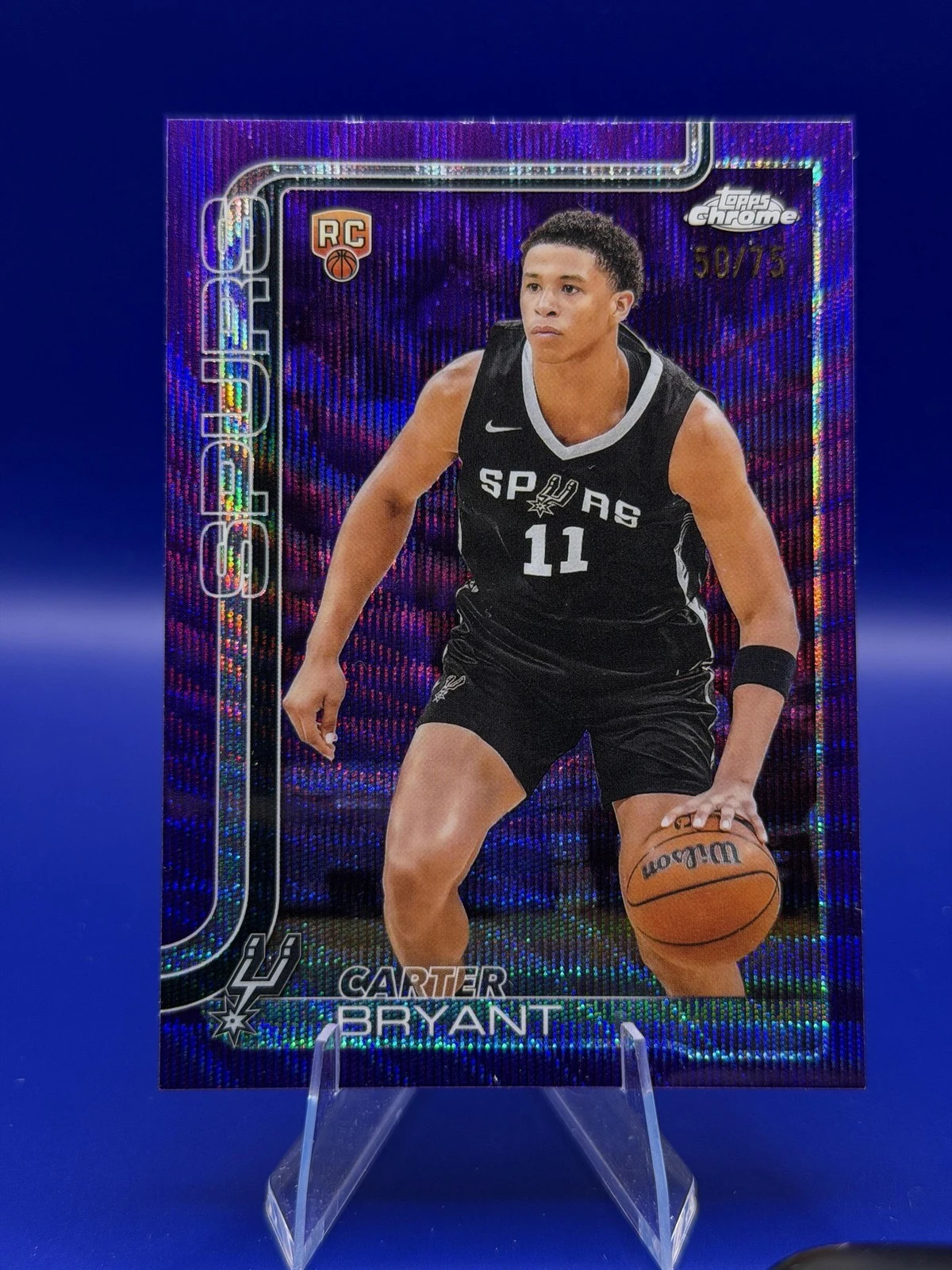 Carter Bryant 2025-26 Topps Chrome card
