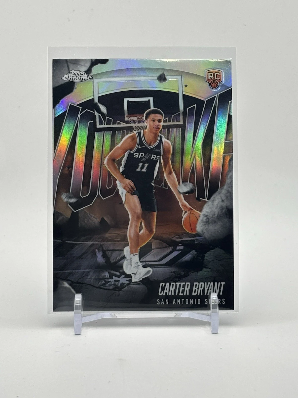 Carter Bryant 2025 Topps Chrome Basketball card